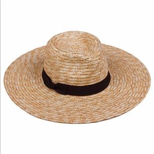 LACK OF COLOR -Spencer Wide Brimmed Boater (SMALL)